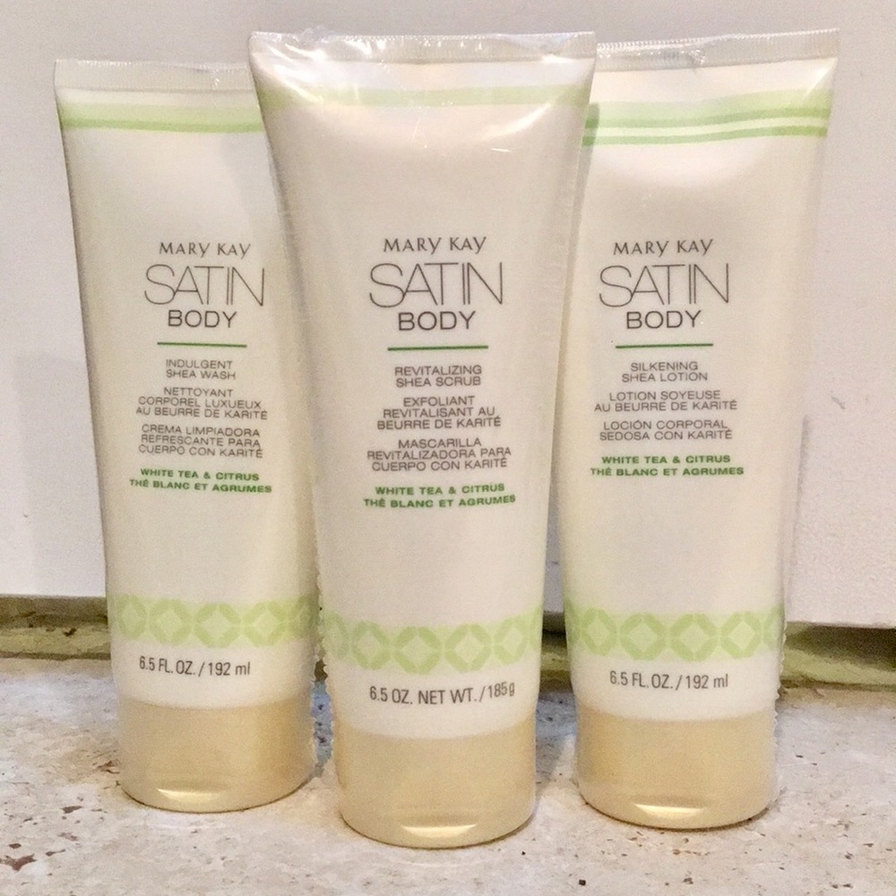Mary Kay Satin Body Trio Sealed White Tea & Citrus